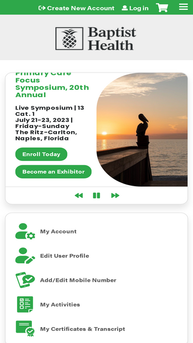cmeonline.baptisthealth.net