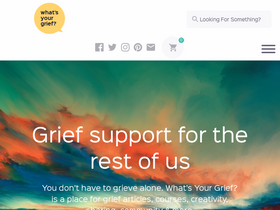 'whatsyourgrief.com' screenshot