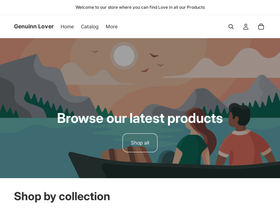 genuinnlover.com homepage screenshot