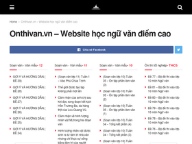 'onthivan.vn' screenshot