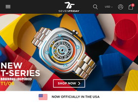 'sevenfriday.com' screenshot