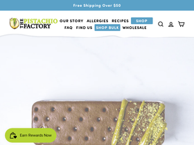 pistachiofactory.com homepage screenshot