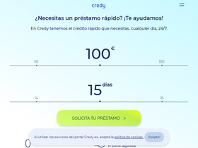 'credy.es' screenshot