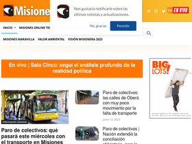 'misionesonline.net' screenshot