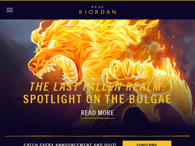'readriordan.com' screenshot
