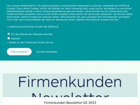 'nordlb.de' screenshot
