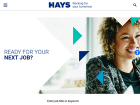 'hays.com' screenshot
