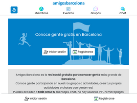 'amigosbarcelona.com' screenshot