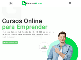 'cursosengrupo.com' screenshot