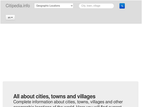 'citipedia.info' screenshot