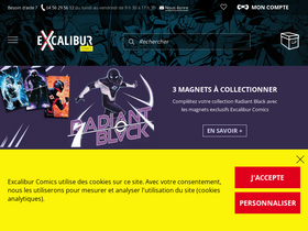 'excalibur-comics.fr' screenshot