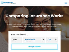 'quotewizard.com' screenshot