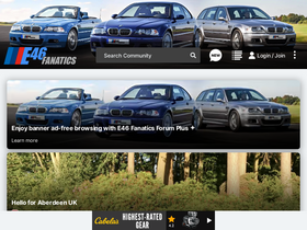 'e46fanatics.com' screenshot