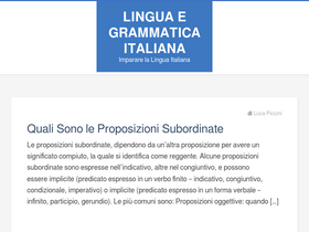 'linguaegrammatica.com' screenshot