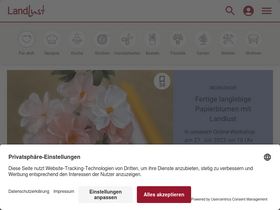 'landlust.de' screenshot