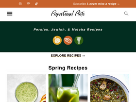 'proportionalplate.com' screenshot