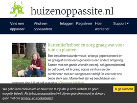 'huizenoppassite.nl' screenshot