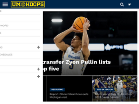 'umhoops.com' screenshot