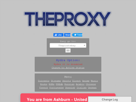 'theproxy.ws' screenshot
