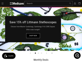 'medisave.co.uk' screenshot