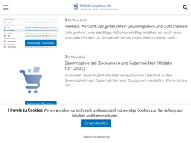 'weltderangebote.de' screenshot