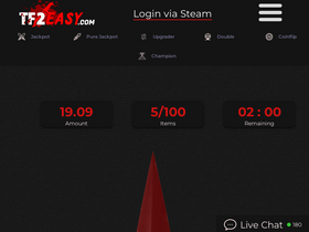 'tf2easy.com' screenshot
