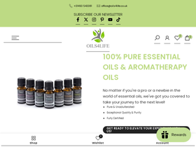 oils4life.com homepage screenshot