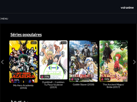 'voiranime.fr' screenshot