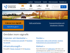 'transportstyrelsen.se' screenshot