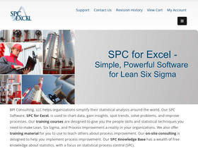 'spcforexcel.com' screenshot