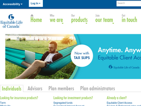 'equitable.ca' screenshot