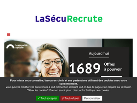 'lasecurecrute.fr' screenshot