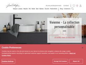 'jacobdelafon.fr' screenshot