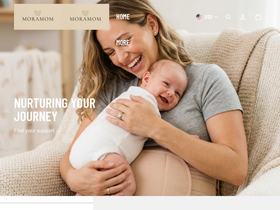moramom.com homepage screenshot