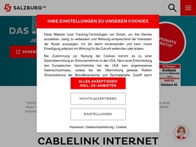 'cablelink.at' screenshot