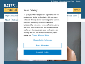 'batesvisualguide.com' screenshot