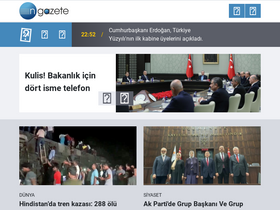 'ngazete.com' screenshot