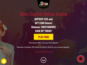 'slotscapital.lv' screenshot