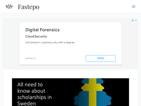 'fastepo.com' screenshot