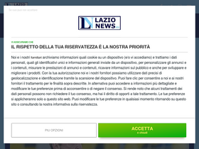 'lazionews.eu' screenshot
