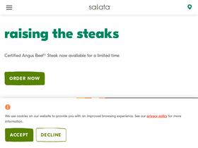 'salata.com' screenshot