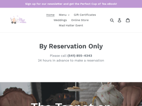 theteapotonwheels.com homepage screenshot