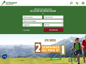 'montagne-vacances.com' screenshot