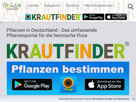 'pflanzen-deutschland.de' screenshot