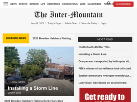 'theintermountain.com' screenshot