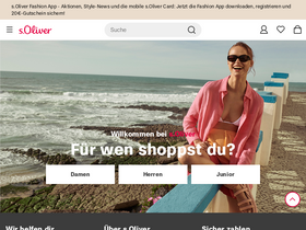 'soliver.at' screenshot