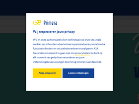 'primera.nl' screenshot