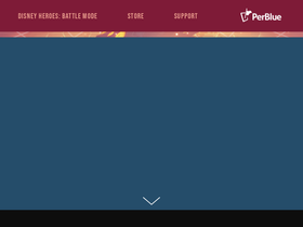 'disneyheroesgame.com' screenshot