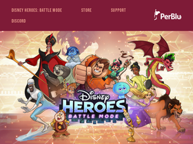'disneyheroesgame.com' screenshot