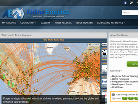 'airline-empires.com' screenshot